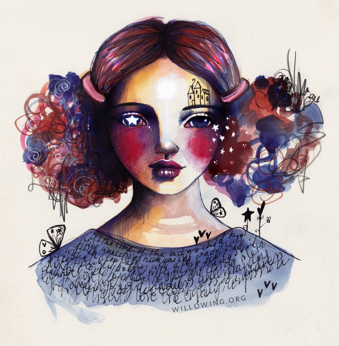 Indigo Child - Original Painting