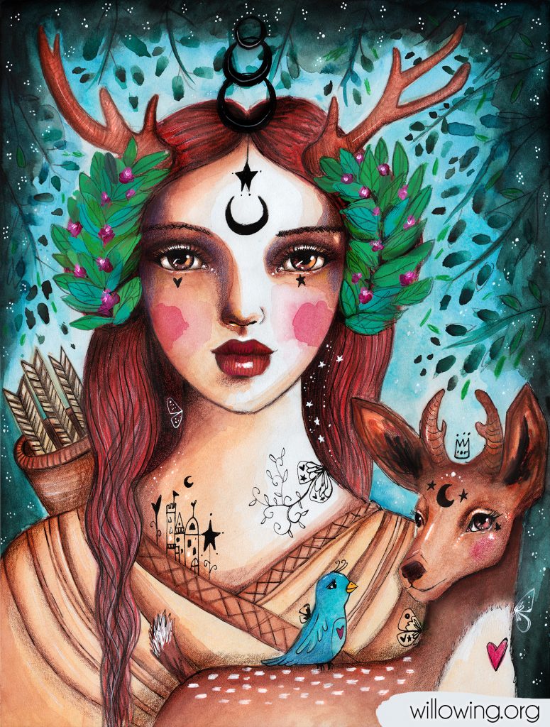 Goddess of Nature Willowing Arts