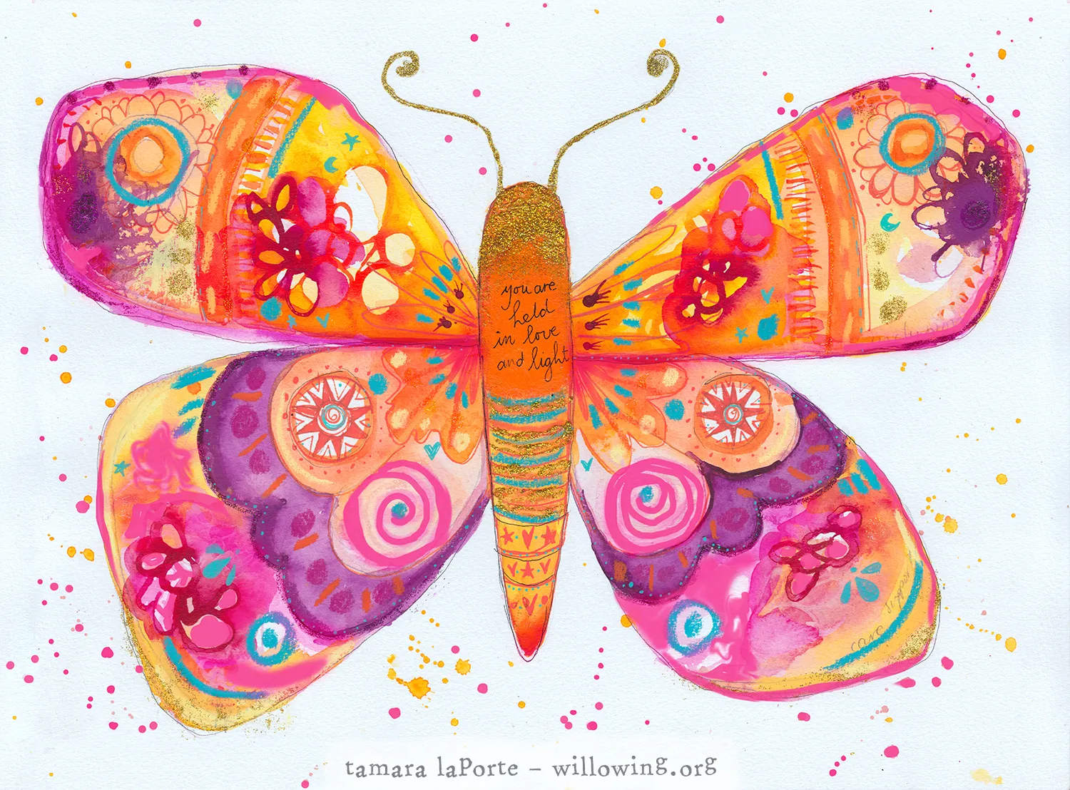 Bright Butterfly - Original Painting