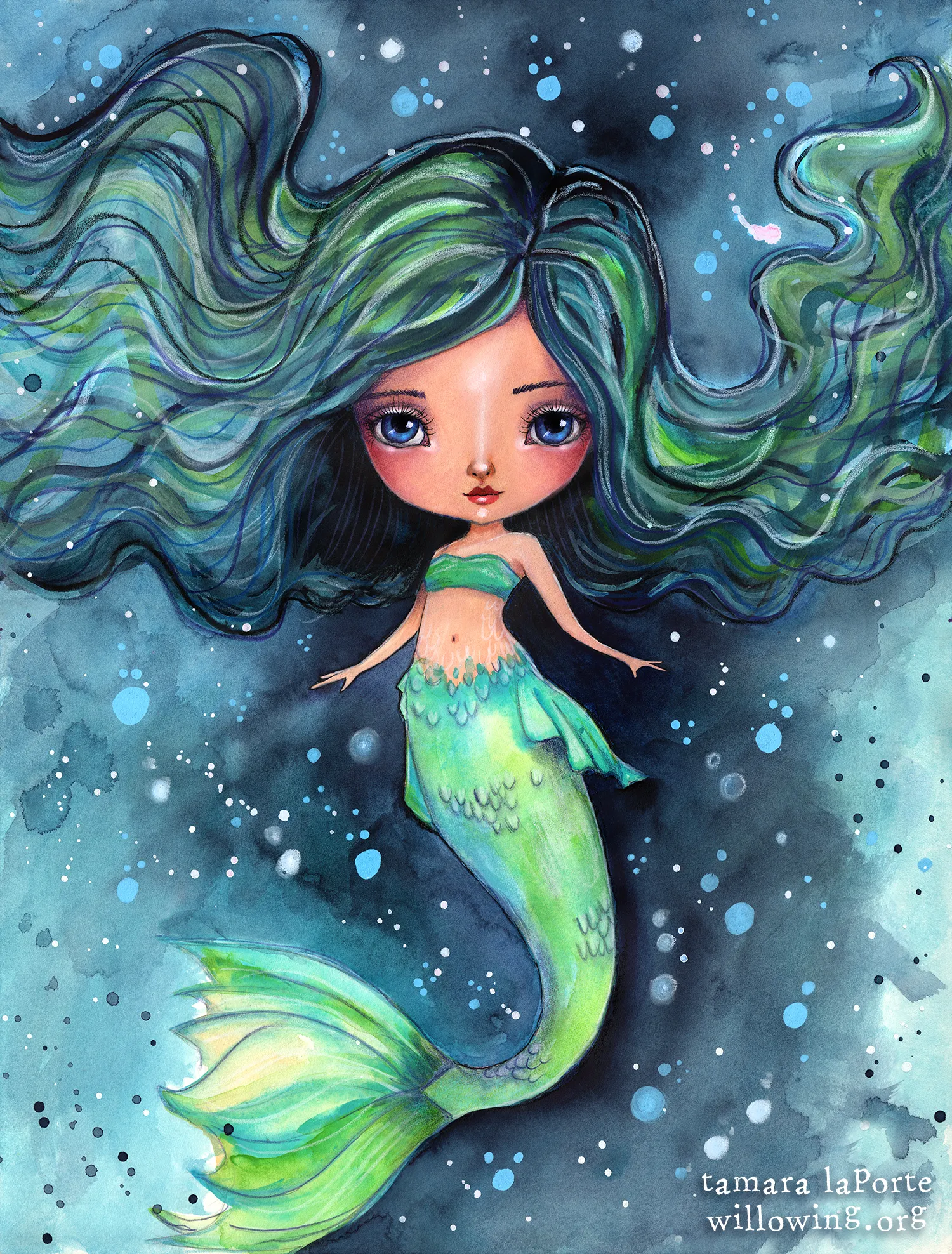 Magical Mermaid - Original Painting